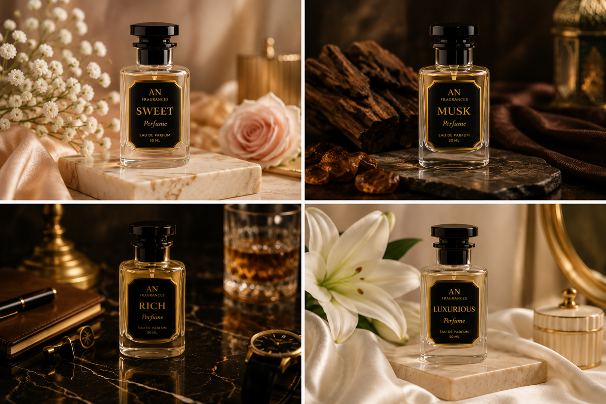AN Fragrances perfume collection